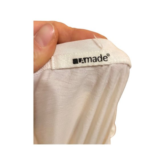 AMADE Shoulder CUTOUT white t-shirt (S) - Picture 2 of 3